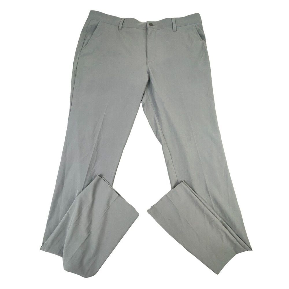 Adidas Ultimate 365 Golf Pants Mens 36‎ Gray Unhemmed Performance Stretch NWT